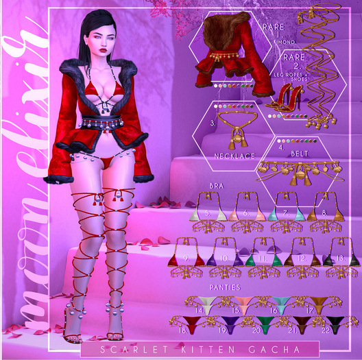 Moon Elixir - Scarlet Kitten - 19 - Hour - Panties - Purple