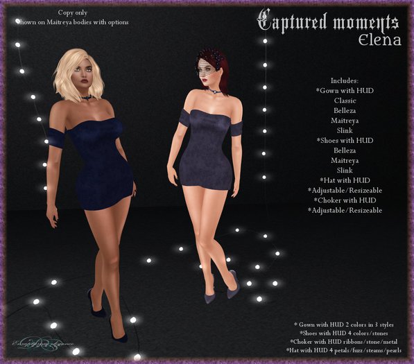 EEc Captured moments: Elena {Box HUD}