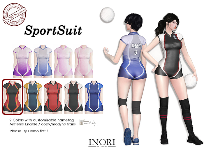 INORI - SportSuit - BlackRedSP