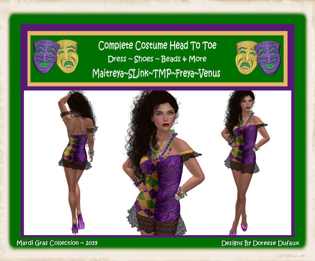 EMMA DRESS  PURPLE DIAMONDS BOX