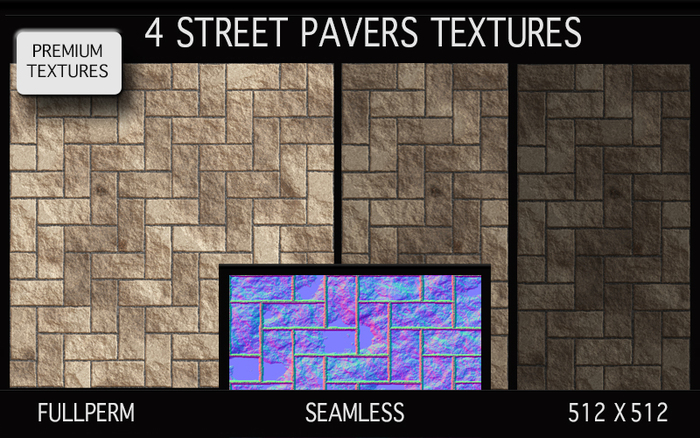 STREET PAVERS TEXTURES