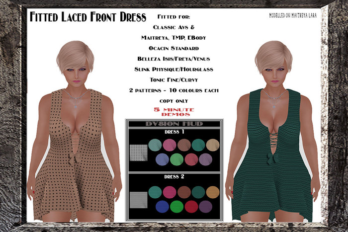 Fitted Laced Dress  (DEMO)