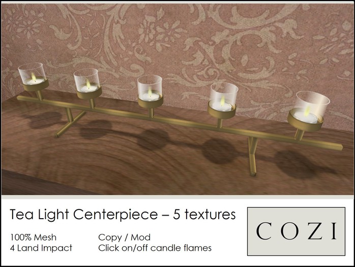 *COZI* Tea Light Centerpiece