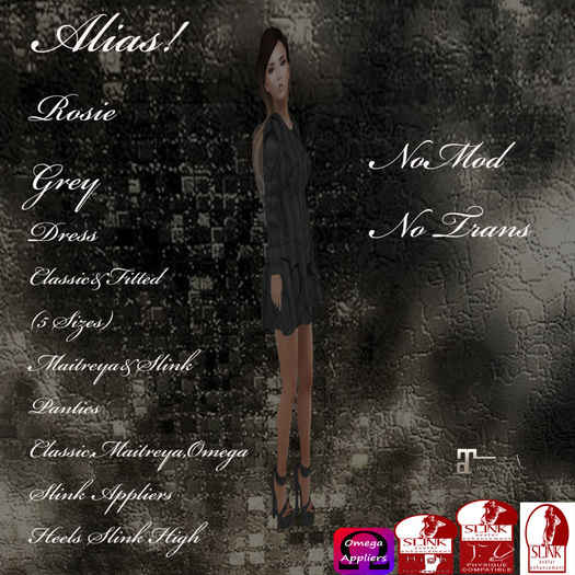 Alias! Rosie  Grey *Boxed*