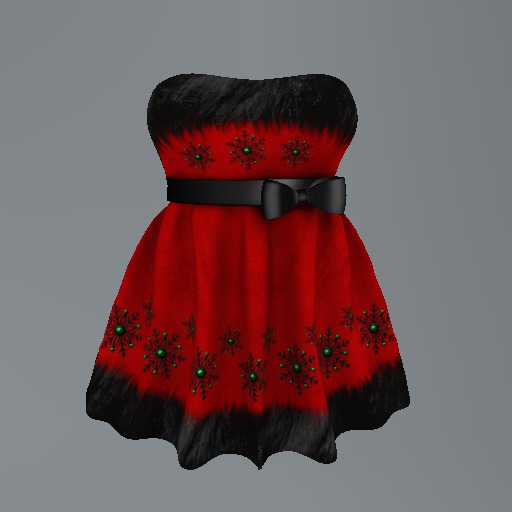 Red Gothic Snowflake Belleza Dress box