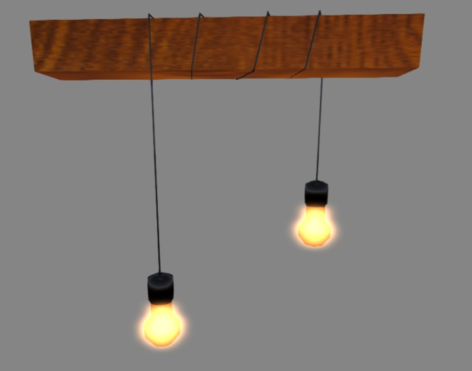 log lamp
