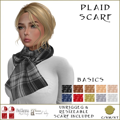 BM Plaid Scarf Basics