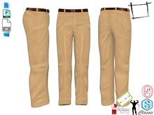 Dae Obj FBX Men's Sheriff Outfit Pants Signature Gianni, Gamit, Adin, Jake, Slink