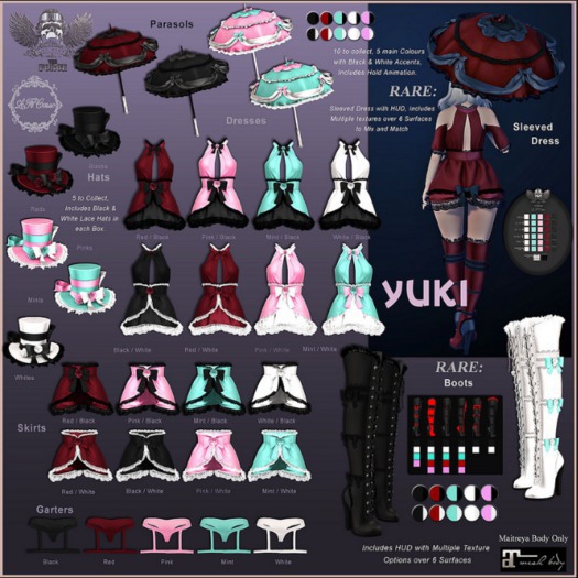 [The Forge] Yuki Parasol, Mint/White