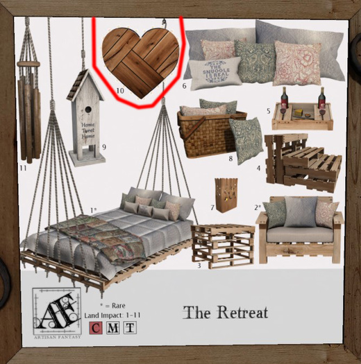 *AF* Retreat 10 - Lit Heart