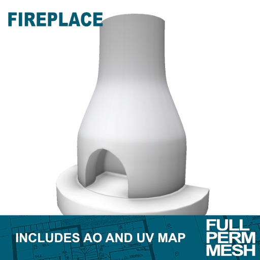 Kiva Fireplace [MESH]