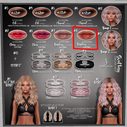 #10 Sintiklia - Sweet berry - Raspberry lipgloss 2