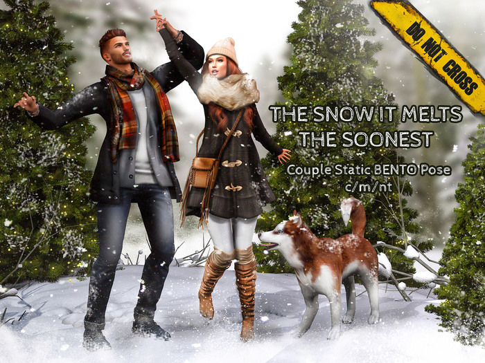 -DNC- The Snow It Melts the Soonest - Couple Bento Pose