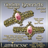 GADINA "Flower Garden" Caroline Bracelets OP - Pink Rose Gold