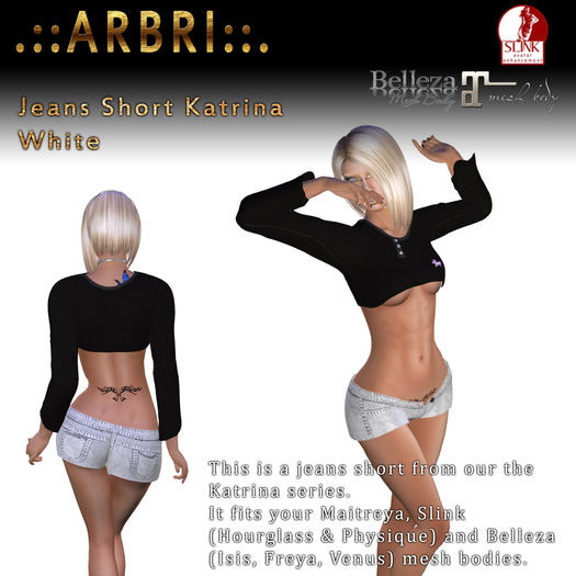 .::Arbri::. Katrina Shorts (normal, grey)