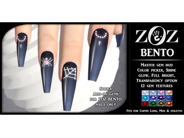 {ZOZ} Spider Add-On Charms (ZOZ BENTO) (wear)
