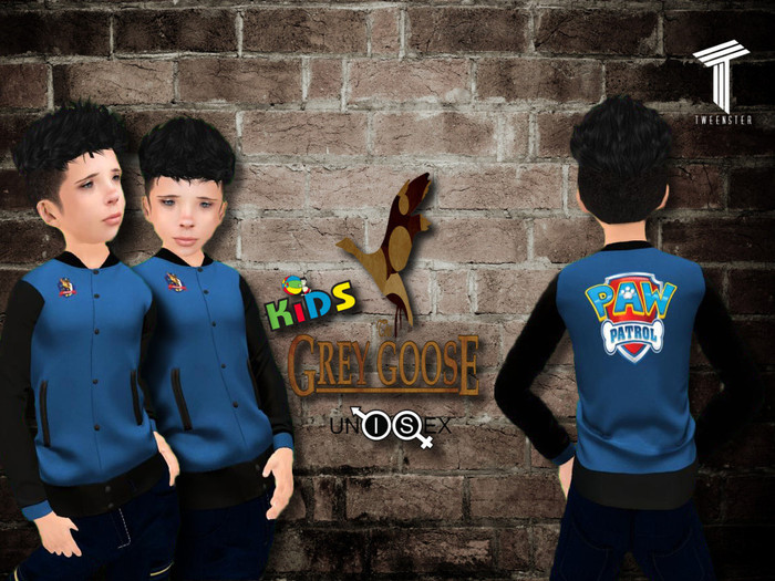 (WEAR ME) DEMO Tweenster Varsity Jacket