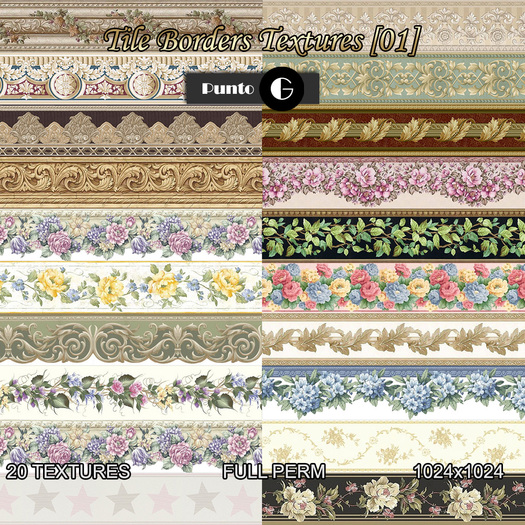 Tile Borders Textures [01]