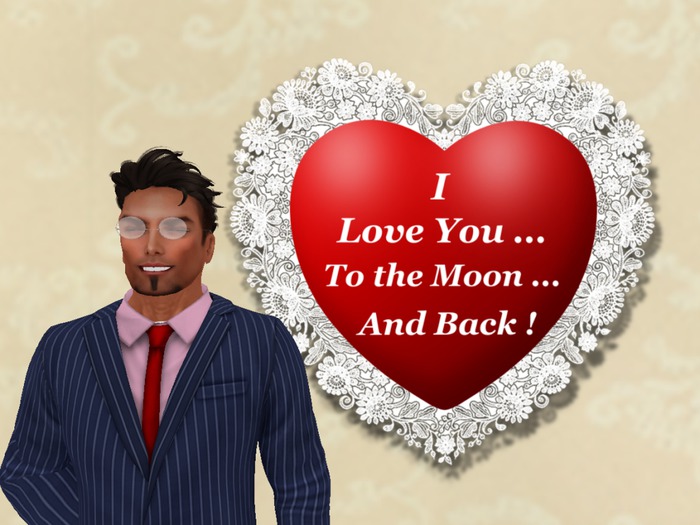 Valentine Moon and Back w lace
