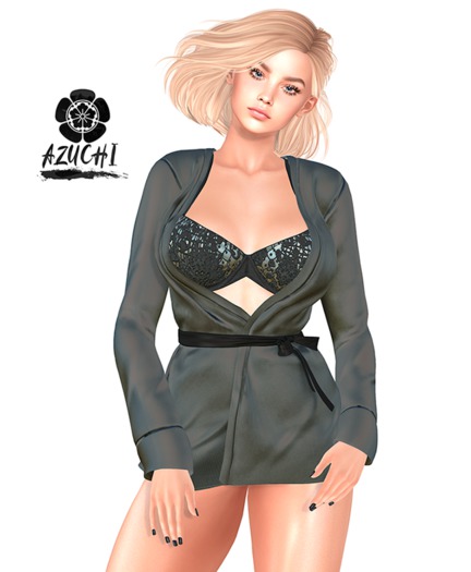 [Azuchi] Lola Robe *Maitreya* Silver