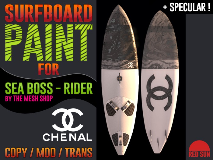 SeaBoss Rider - CHENAL Board Paint - REDSUN