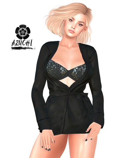 [Azuchi] Lola Robe *Maitreya* Black