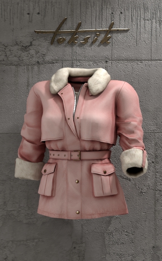 toksik - Utility Jacket (Pink)