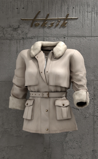 toksik - Utility Jacket (Cream)