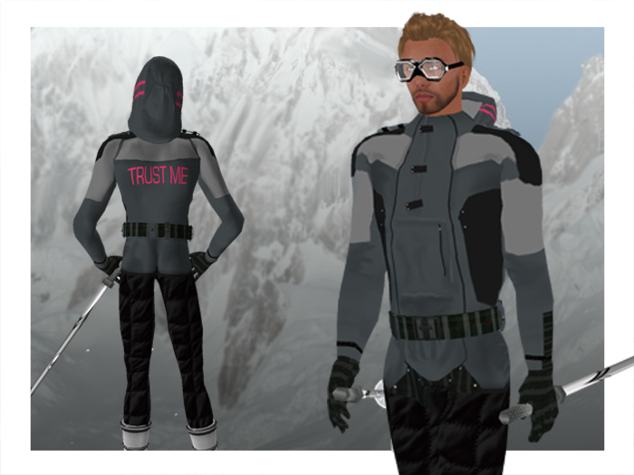 Men's Ski gear - Alpine grey (m)