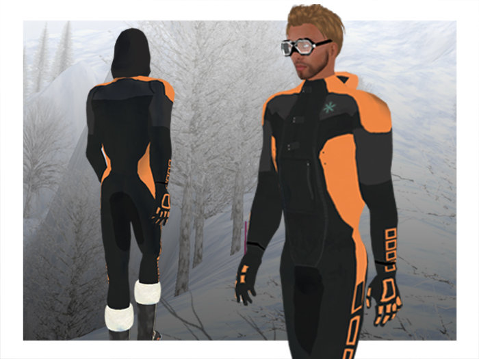 Men's Ski gear - Racing orange (m)