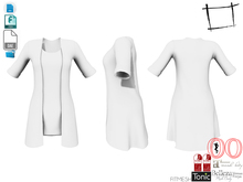 Dae Obj FBX Women's Long Cardigan With Tunic Slink, Belleza, Maitreya, Tonic, Ocacin Standard