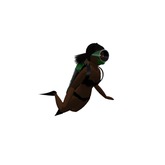(7S) Rare Fish: Brunette Scuba Girl