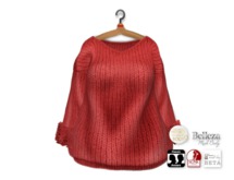 {amiable}Mesh Fur Sleeve Knit Top08