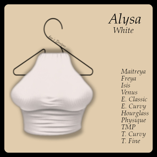 *Shae's Alysa Halter White