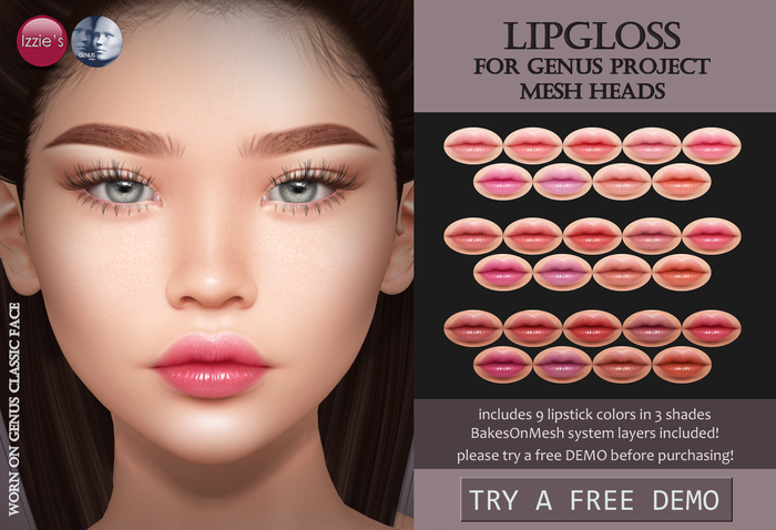Izzie's - DEMO Lipgloss (Genus Project)