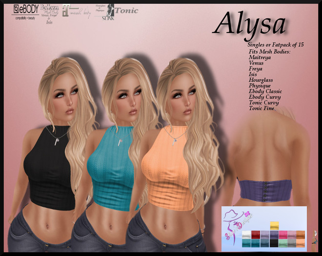 *Shae's Alysa Halter fatpack