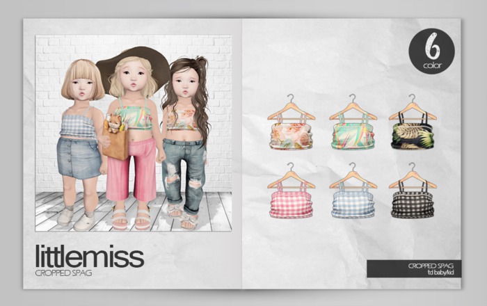 {Little Miss} Cropped Spag FATPACK