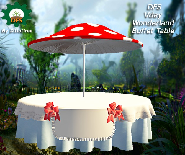 DFS Vday Wonderland Buffet Table (Rare)
