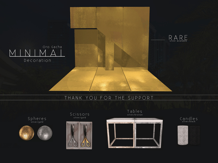 MINIMAL - Wall Gold *RARE*