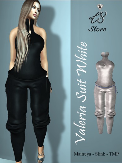 :::LS VALERIA  SUIT  WHITE