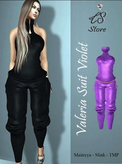 :::LS VALERIA  SUIT  VIOLET
