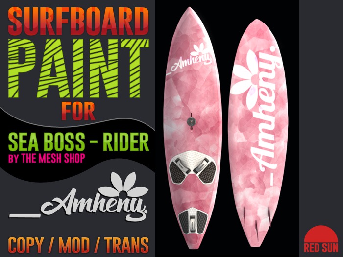 SeaBoss Rider - AMHENY Board Paint #Pink - REDSUN