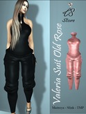:::LS VALERIA  SUIT  OLD ROSE