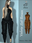 :::LS VALERIA  SUIT  BROWN