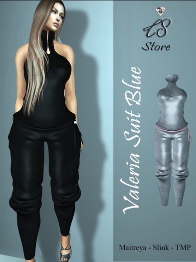 :::LS VALERIA  SUIT  BLUE
