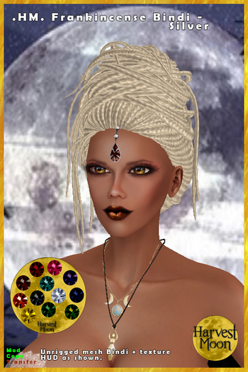 .HM. Frankincense Bindi [Add and Click]  Silver