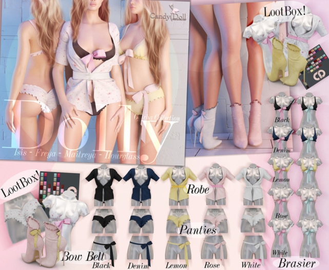 _CandyDoll_ Dolly Robe Rose - Maitreya BOXED