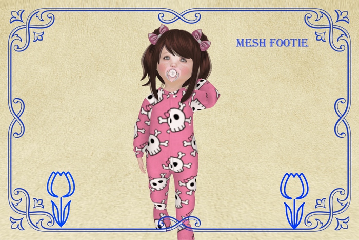.:CD:. Pink Skulls Footie