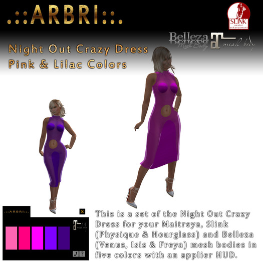.::Arbri::. Nightout Crazy (pink & lilac)