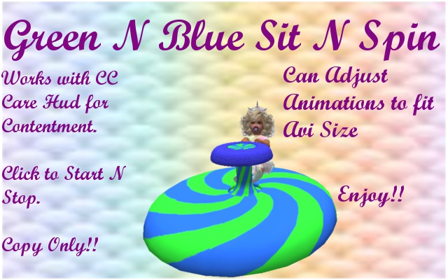 Green N Blue Sit N Spin